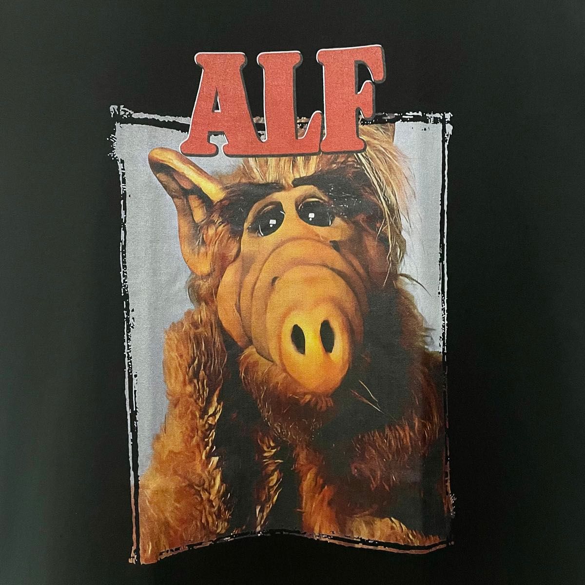 ALF Tシャツ アルフ Tee アメリカン Sサイズ ブラック