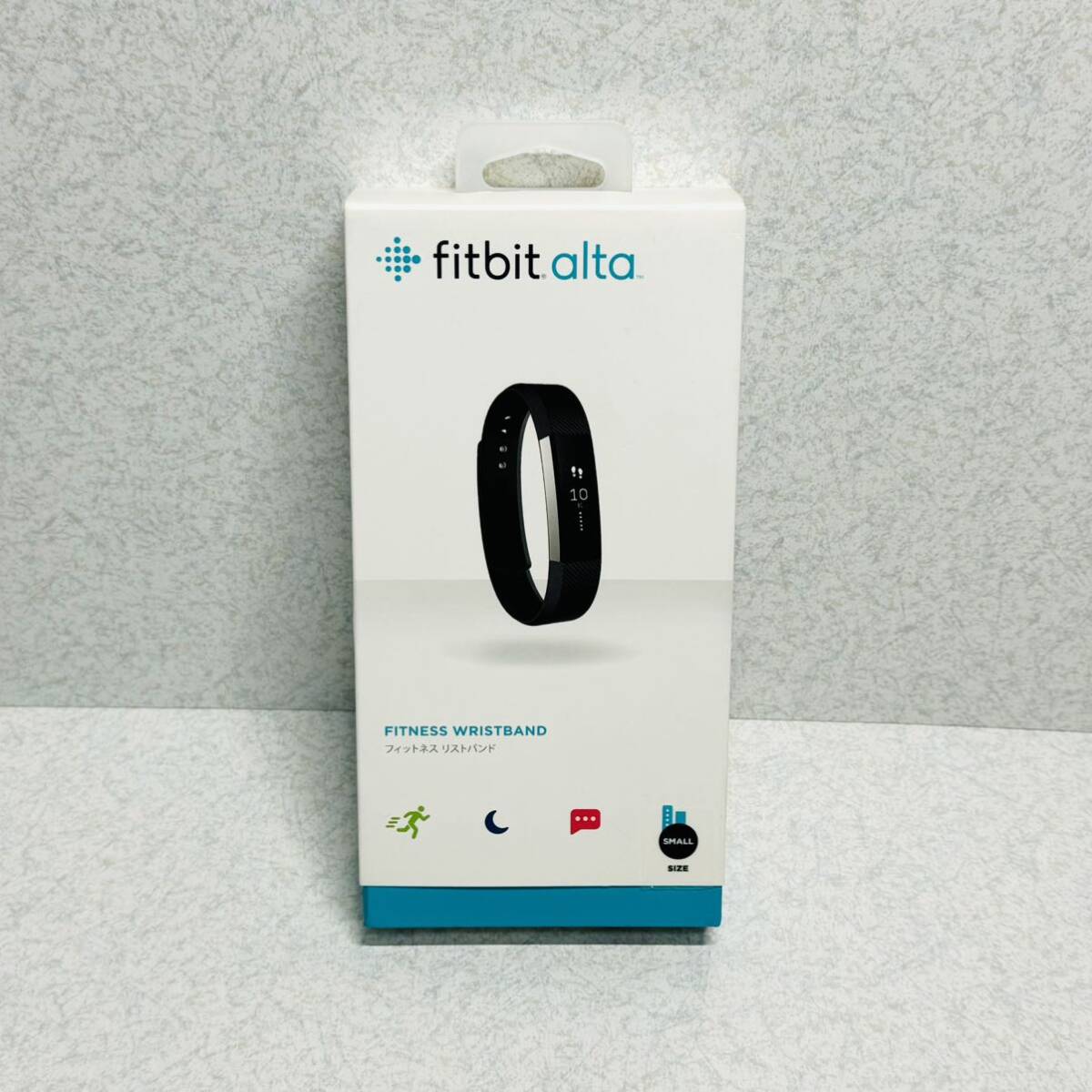 【未使用品】fitbit alta フィットネス リストバンド FB406BKS クロ Sサイズ　フィットビット アルタ_画像1