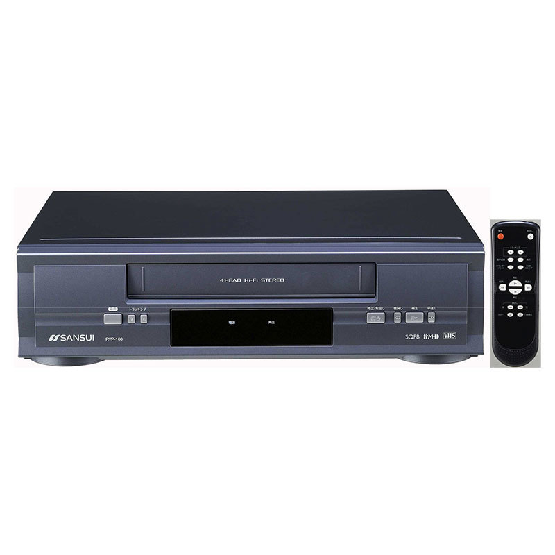 □新品□SANSUI 再生専用ビデオデッキ VHSビデオプレーヤー RVP-100