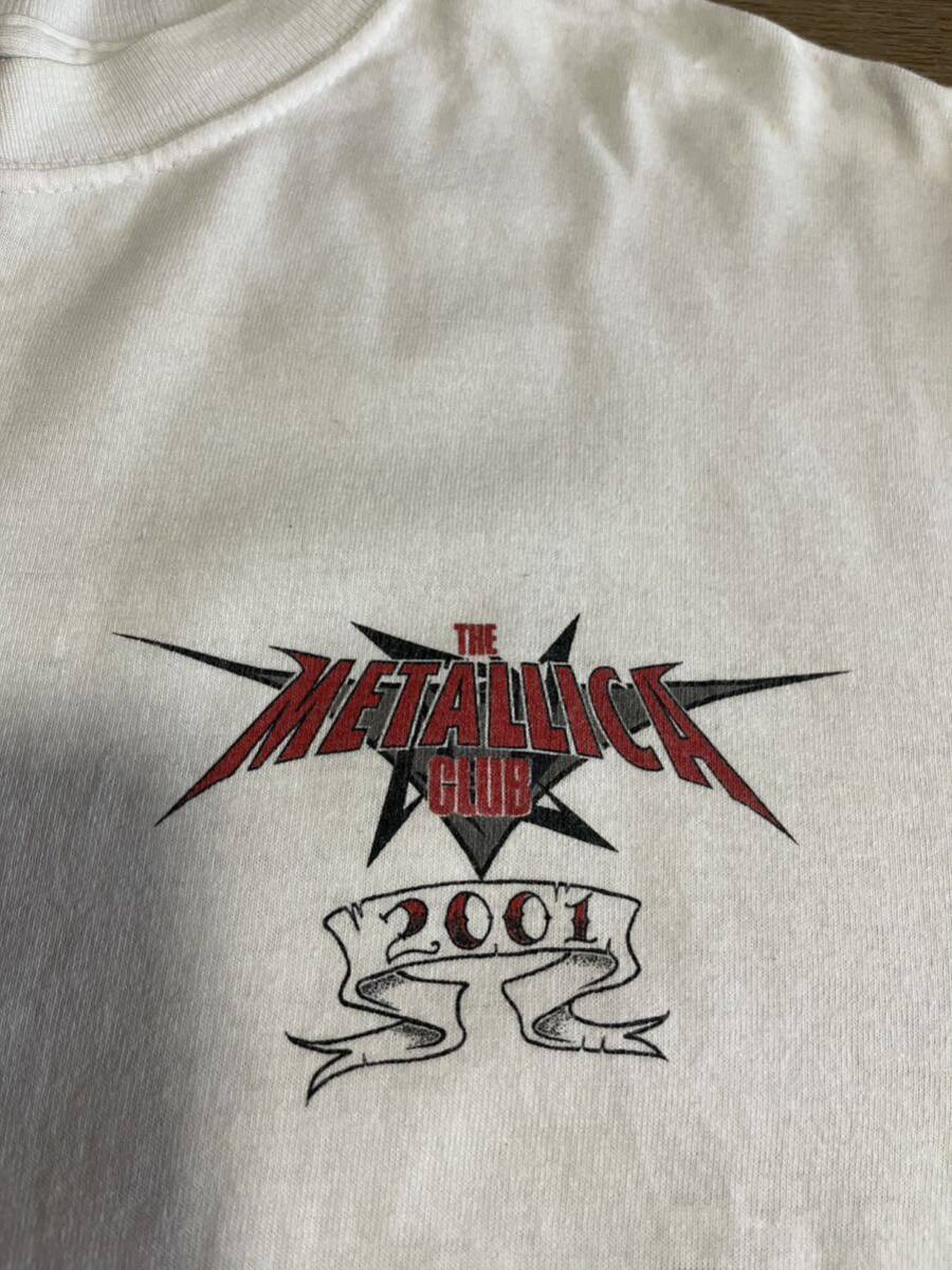  original Metallica t shirt tee short sleeves T-shirt band lock gun z that time thing Vintage 2001 year 