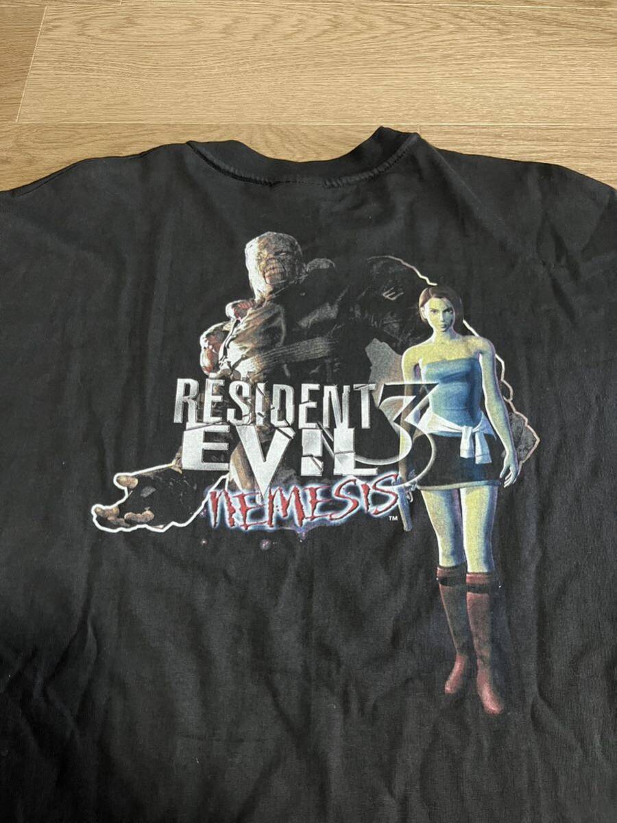 ビンテージ バイオハザード tシャツ tee 90 00 ビンテージ 映画 ムービー 半袖Tシャツ Hanes resident evil 3 ゲーム カプコンの画像1