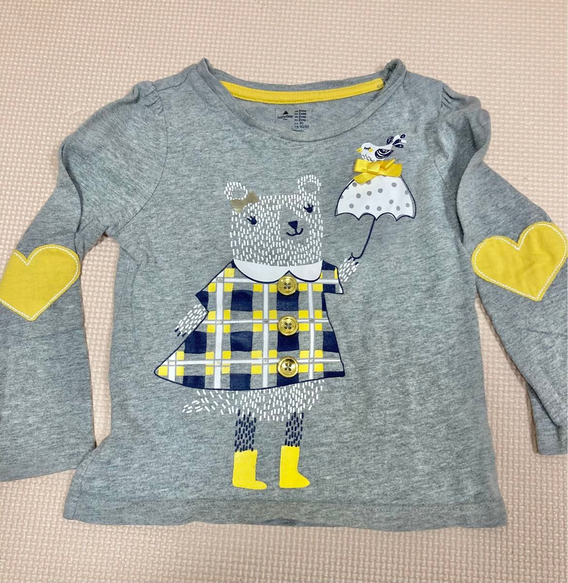 baby GAP 長袖Tシャツ　薄手　女の子 ロンT カットソー　95