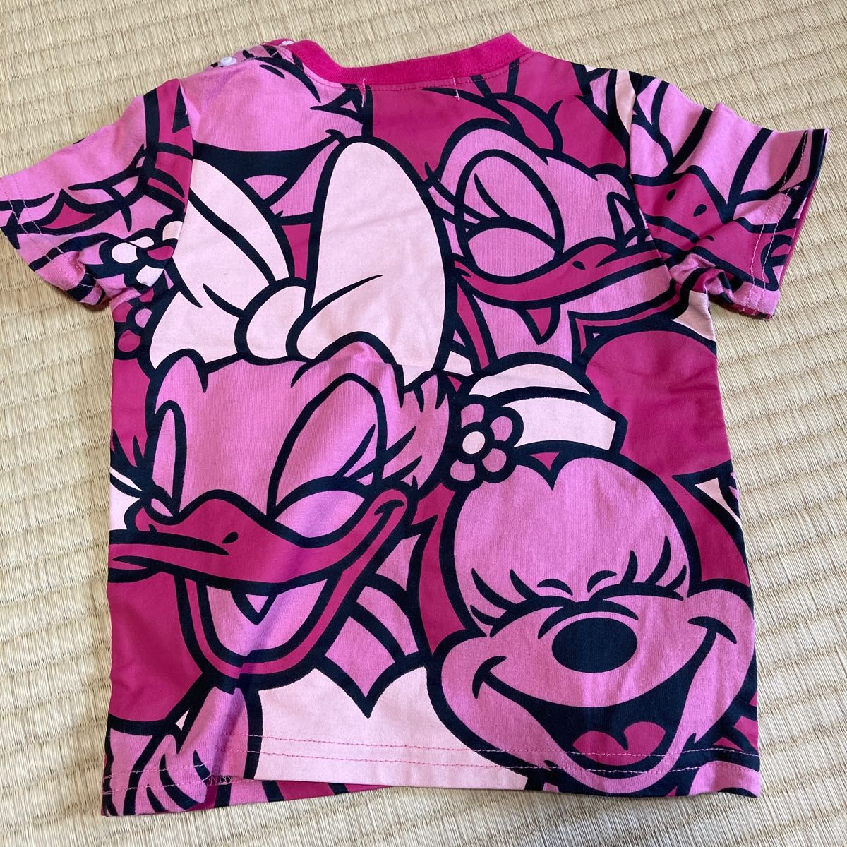 Tシャツ ディズニーリゾート ミニーちゃん 総柄 ピンク