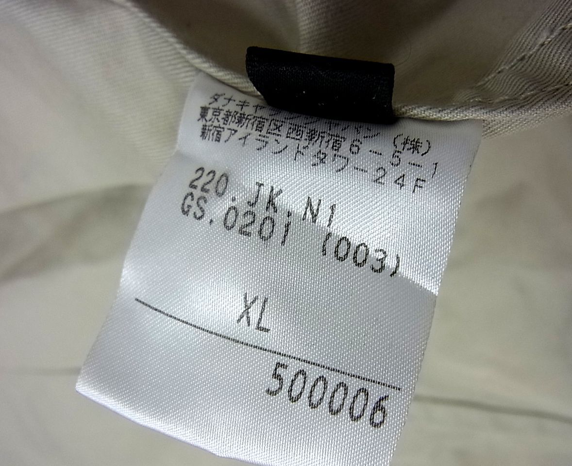 ■DKNY ダナキャランニューヨーク ジャケット 春物 メンズ XL 大きいサイズ 1円スタート_画像5