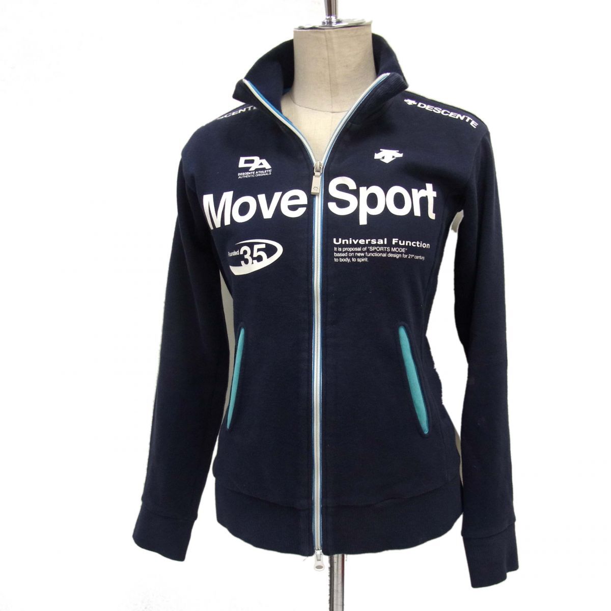 *DESCENTE Descente full Zip sweat jacket lady's MOVE SPORTS Move sport W Zip spring thing 1 jpy start 