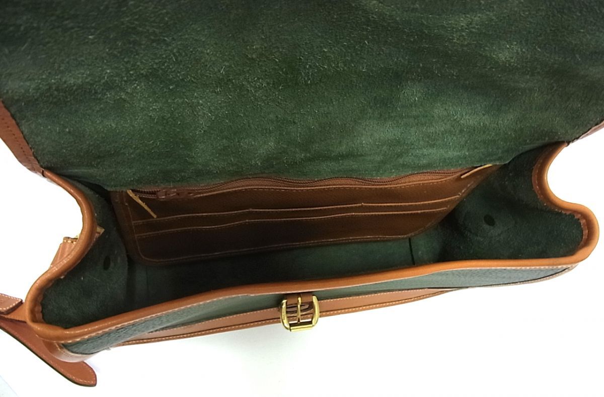 90*s Old #Dooney & Bourke leather shoulder bag USA made ALL WEATHER LEATHER handbag lady's men's 1 jpy start 