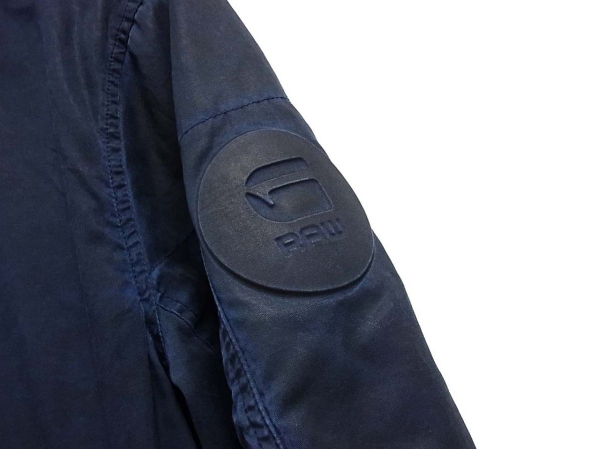 定価28,600円◆G-STAR RAW ジースターロウ ジップジャケット 染め加工 BATT HOODED OVERSHIRT メンズ 春物の画像5