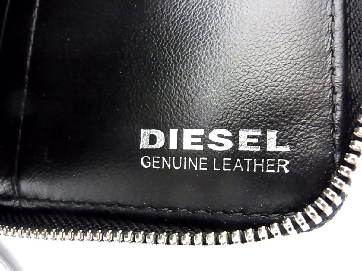  new goods #DIESEL diesel folding twice purse wallet round fastener change purse . equipped studs men's lady's Uni sek