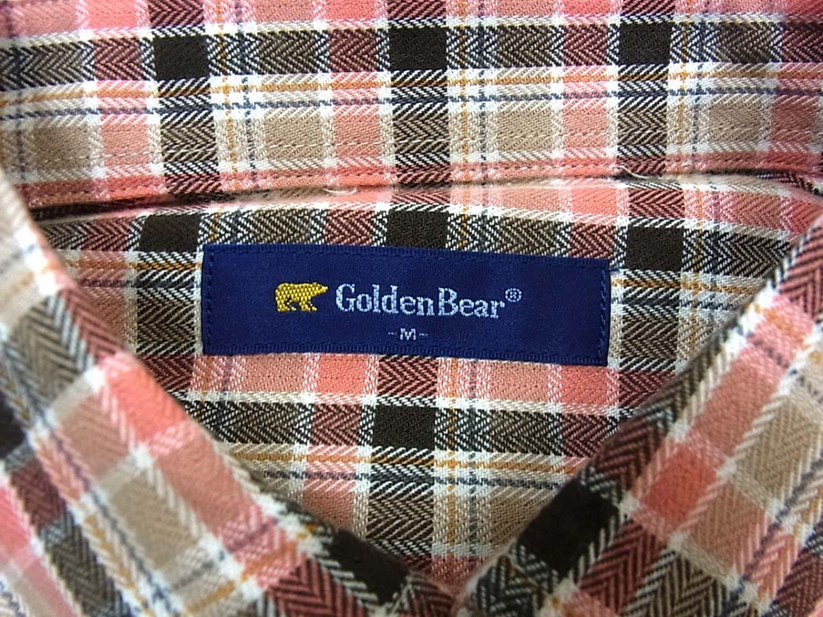 新品◆GoldenBear ゴールデンベア ボタンダウン 長袖 チェック シャツ 春物 メンズ 1円スタートの画像5