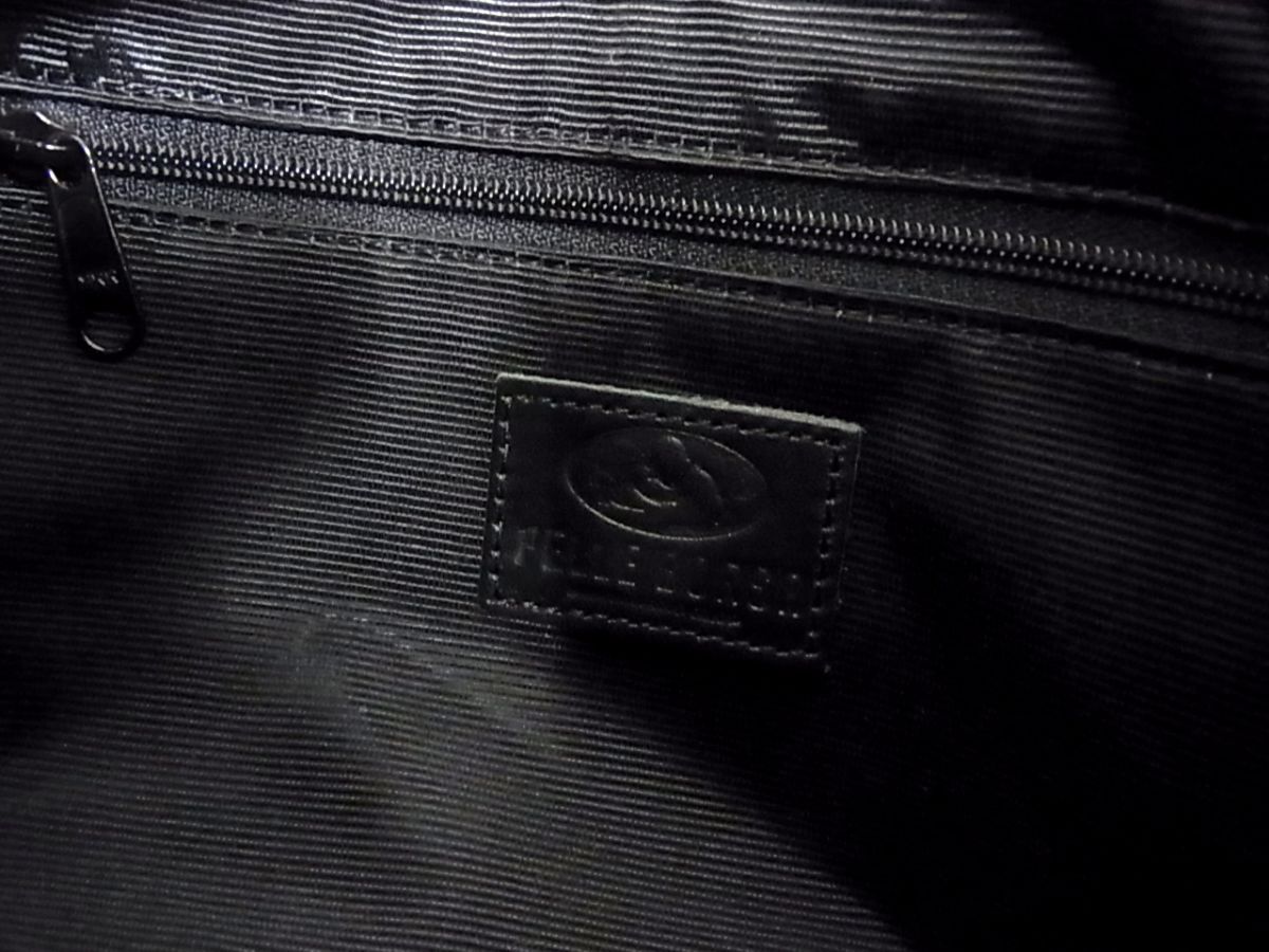■PELLE BORSA ペレボルサ ハンドバッグ チャーム付き レディース 1円スタートの画像5