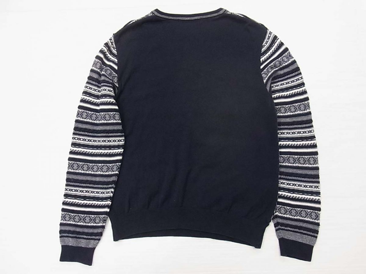 *LeCENTre цент хлопок вязаный V шея свитер дизайн вязаный мужской весна предмет 1 иен старт 