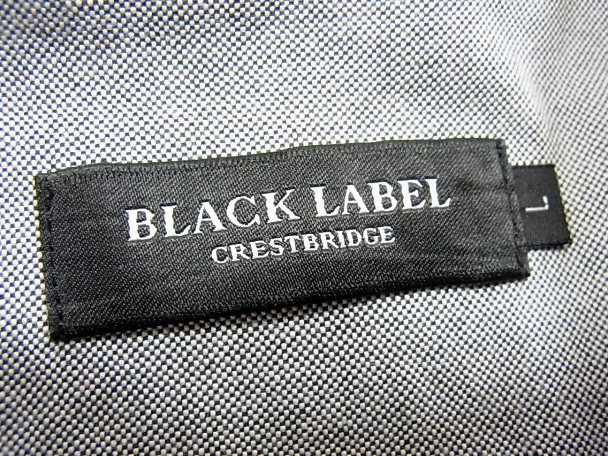 ◇BLACK LABEL CRESTBRIDGE 長袖シャツ ボタンダウン チェック柄 メンズ ブラックレーベル クレストブリッジ 1円スタートの画像7