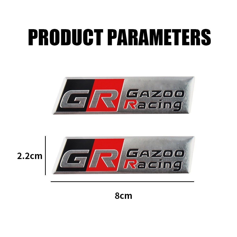 GR GAZOO Racing B 軽量アルミ製 エンブレム■プリウスPHV カローラ アクア HILUX ランドクルーザー C-HR ヤリスクロス 86 SUPRA ハリアー_画像5