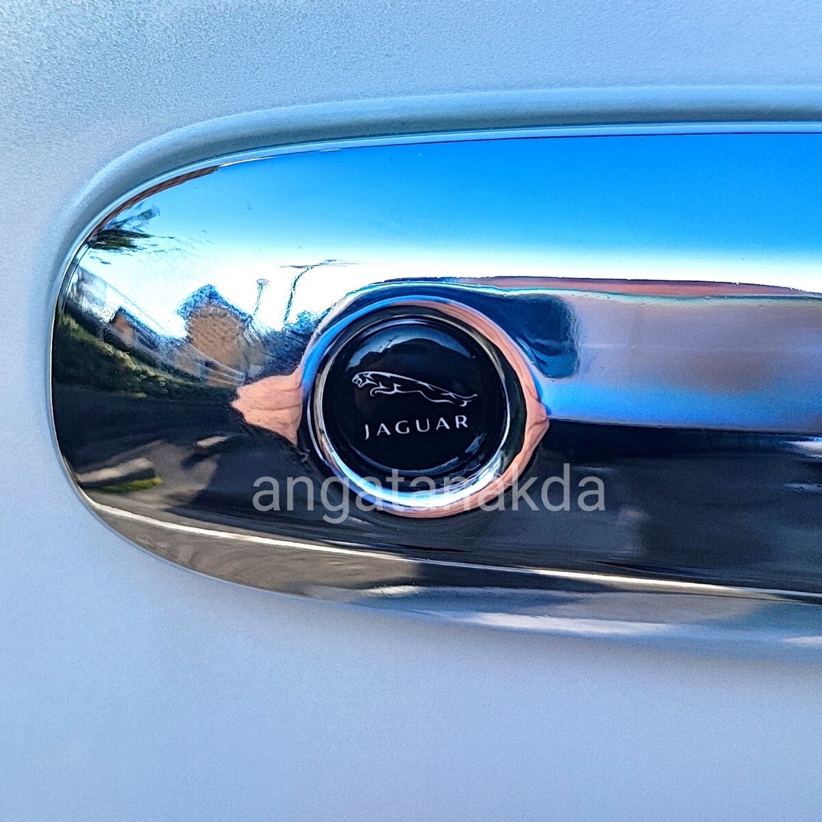 JAGUAR Jaguar B 3D crystal key hole sticker # keyless emblem luxury 