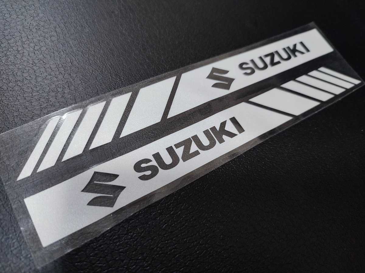  Suzuki side mirror door mirror sticker [ silver white ] Jimny Every Wagon Cross Be Wagon R Alto Spacia Hustler Swift 