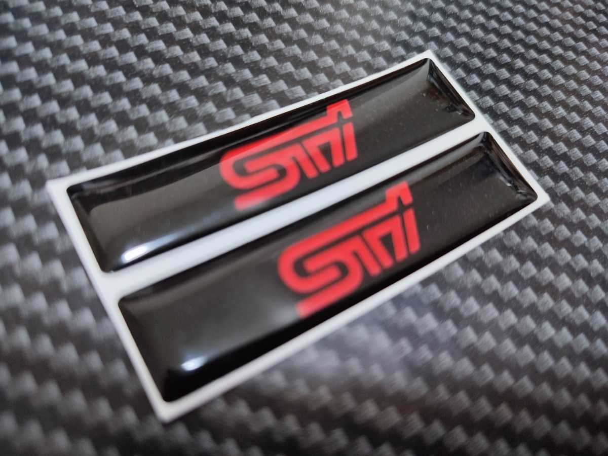 STI 3D Mini стикер 6 шт. комплект # Forester Legacy B4 Outback Impreza Sports BRZ WRX S4 Levorg Exiga 