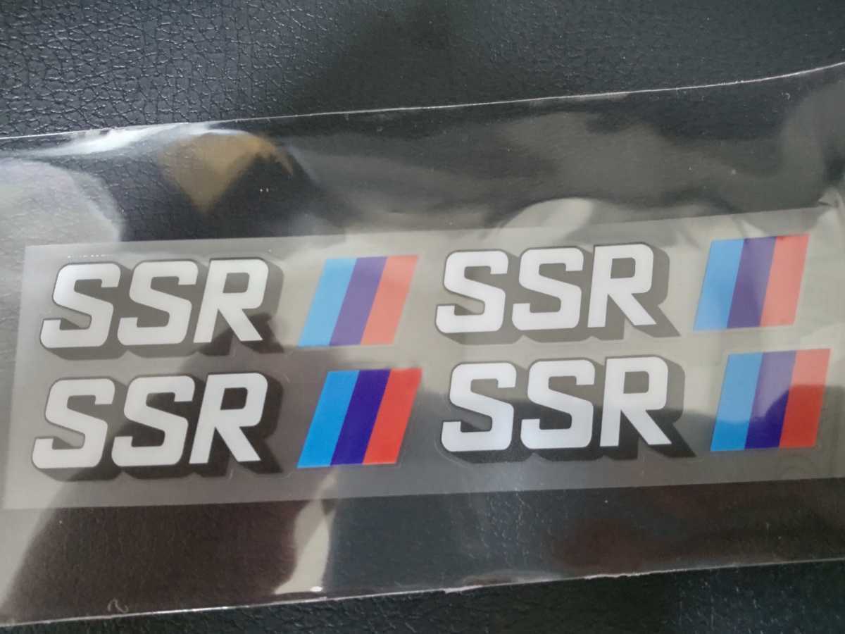 SSR ホイール用ステッカー 4P(検)VOLK RACING RAYS WORK BBS ENKEI BADX WALD トヨタ 日産 ホンダ スズキ ダイハツ BMW メルセデス_画像5