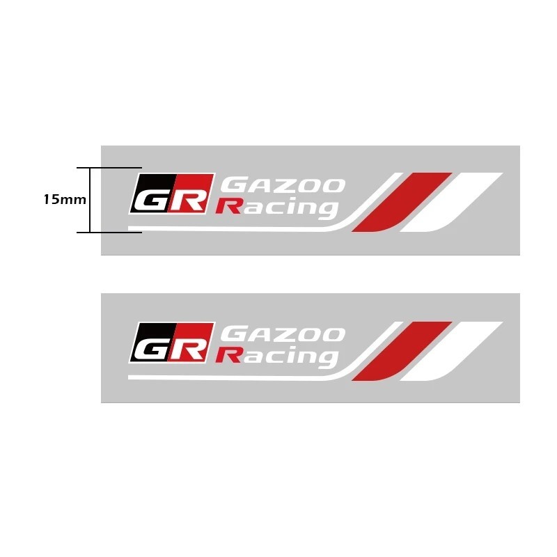 トヨタ【GR】GAZOO RACING ワイパーブレード用 ステッカー 2P■プリウス クラウン ハリアー アルファード アクア ヤリスクロス 86 C-HRの画像5