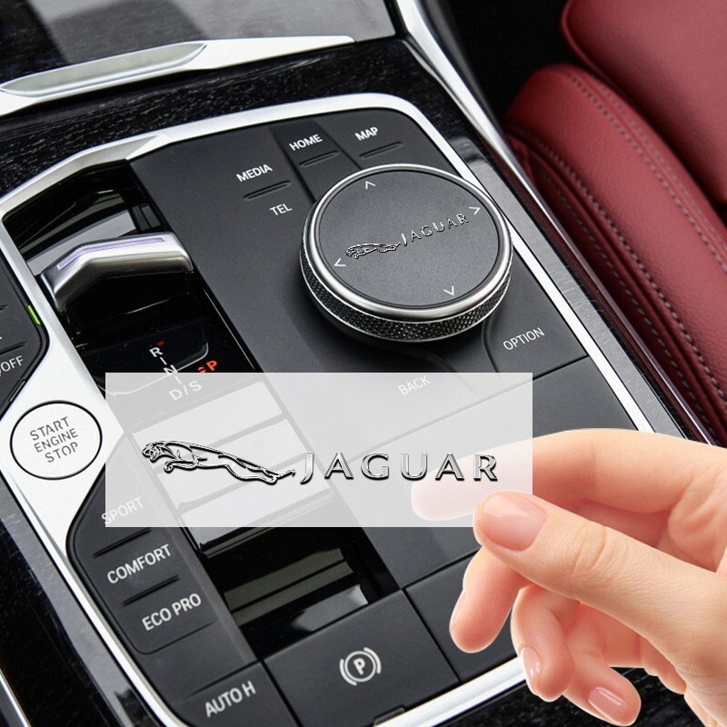 JAGUAR メッキ調ステッカー(大) 2P■ジャガー XE XF XJ X351 Fタイプ Fペイス Eペイス Iペイス_画像2