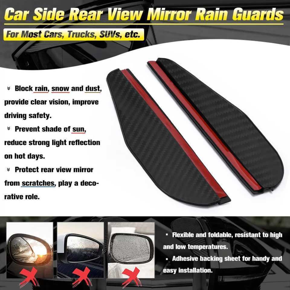  Volkswagen door mirror side mirror visor carbon style rain avoid # Golf Polo Beetle New Beetle Tiguan up!