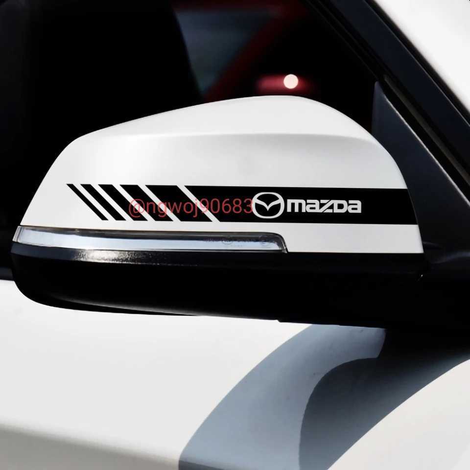  Mazda боковой зеркало на двери стикер [ черный ]CX-3/5/7/8 Demio Atenza Axela Sport Roadster RX-378 MAZDA3 Premacy 
