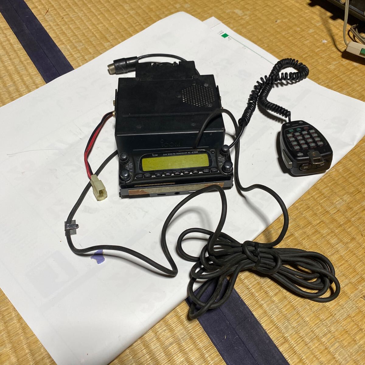 ICOM アイコム IC-2700D FM トランシーバー 現状品 動作未確認 の画像1