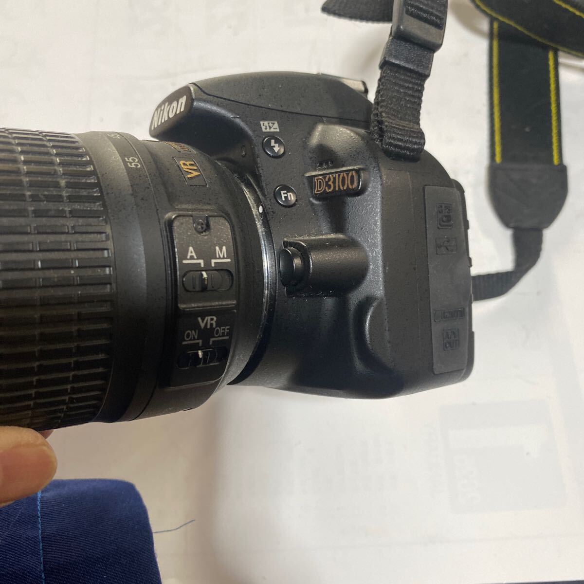 カメラ Nikon D3100 / AF-S DX Nikkor 18-55mm 1:3.5-5.6 G VR 一眼レフ セット品 現状品 の画像10