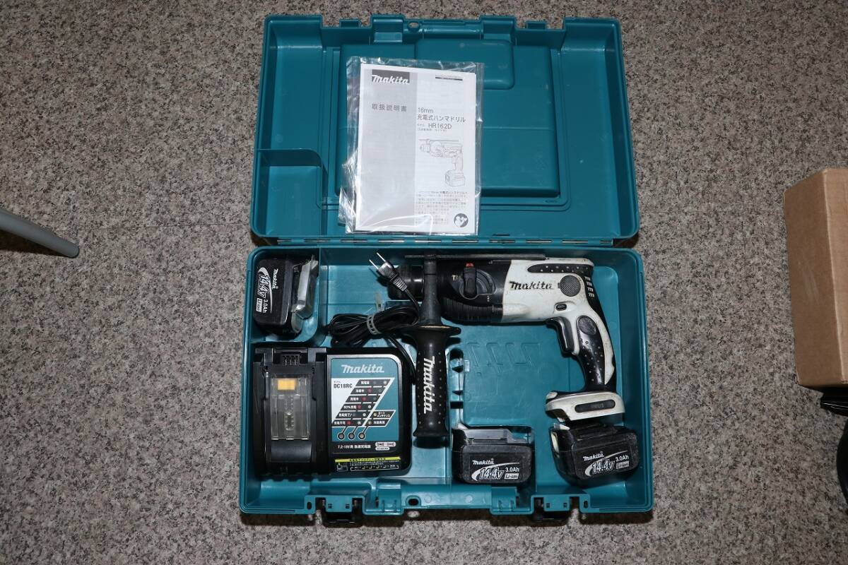 ★☆マキタ　充電式ハンマドリル　HR162DRFXW　中古品☆★