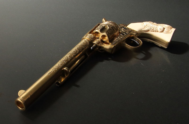 モデルガン◆ルーズベルト・リボルバー (リボルバー フランクリンミント 装飾銃 アンティーク 銃 セオドア・ルーズベルト レプリカ 大統領)の画像4