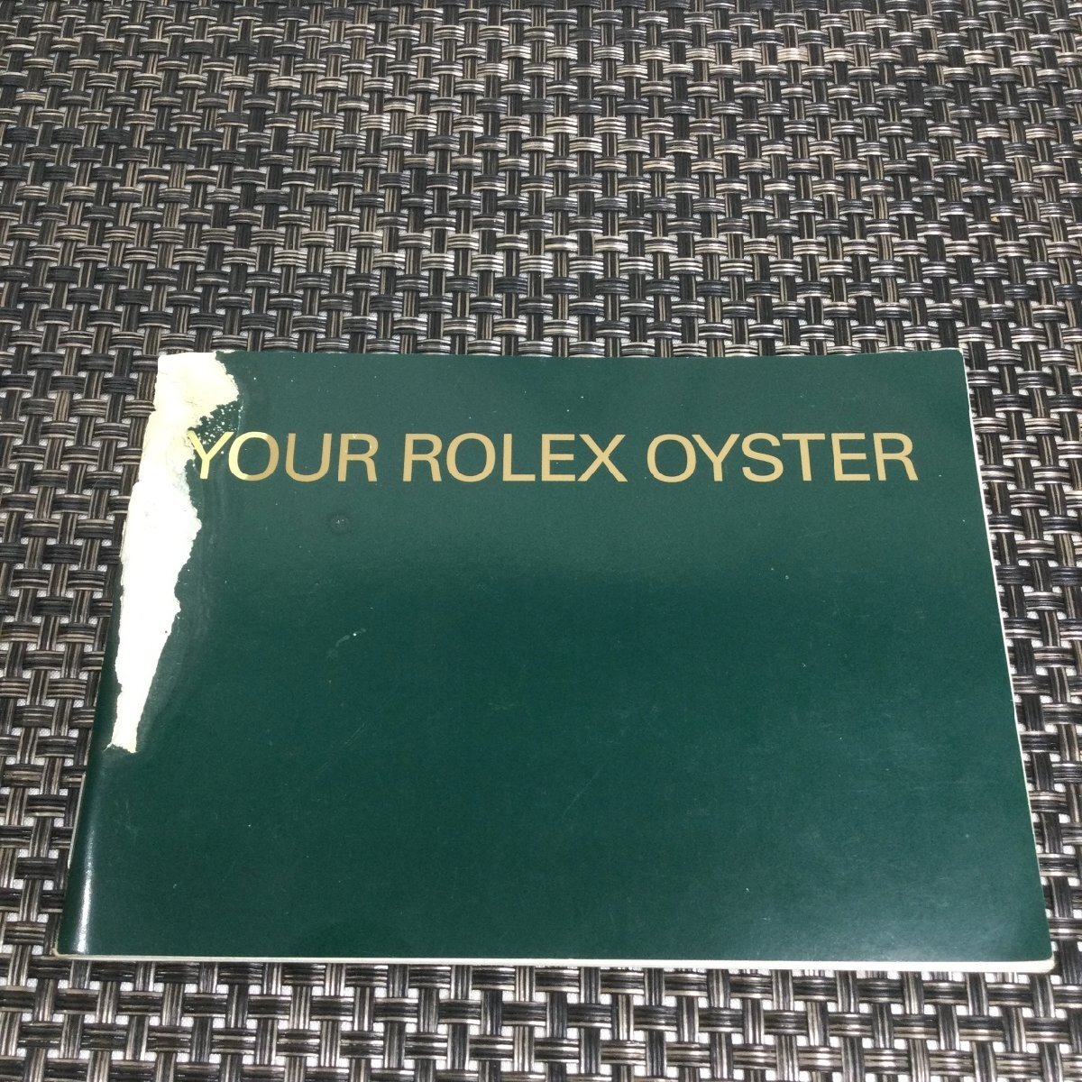 【中古/長期保管品/TO】ROLEX ロレックス エアキング 14000M F番 腕時計用 空箱 BOX 内箱 箱 紙ギャラ 68.00.08 付属品　MZ0413/001_画像9