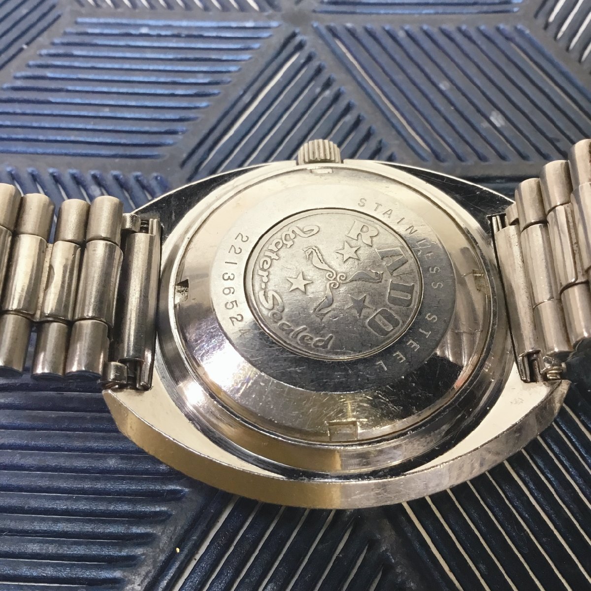 【中古品/CH】稼働品 ラドー ガーランド デイト 自動巻き 手巻き メンズ 腕時計 オートマチック RADO RS0417/0030の画像8