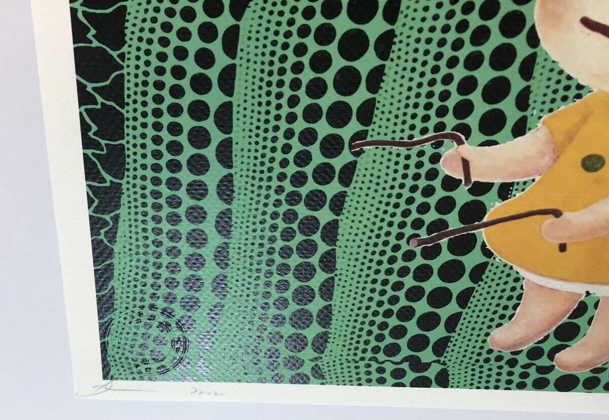DEATH NYC アートポスター 世界限定100枚 ポップアート 奈良美智 ロッタちゃん NARAYOSHITOMO 草間彌生 かぼちゃ ダウジング 現代アート の画像3