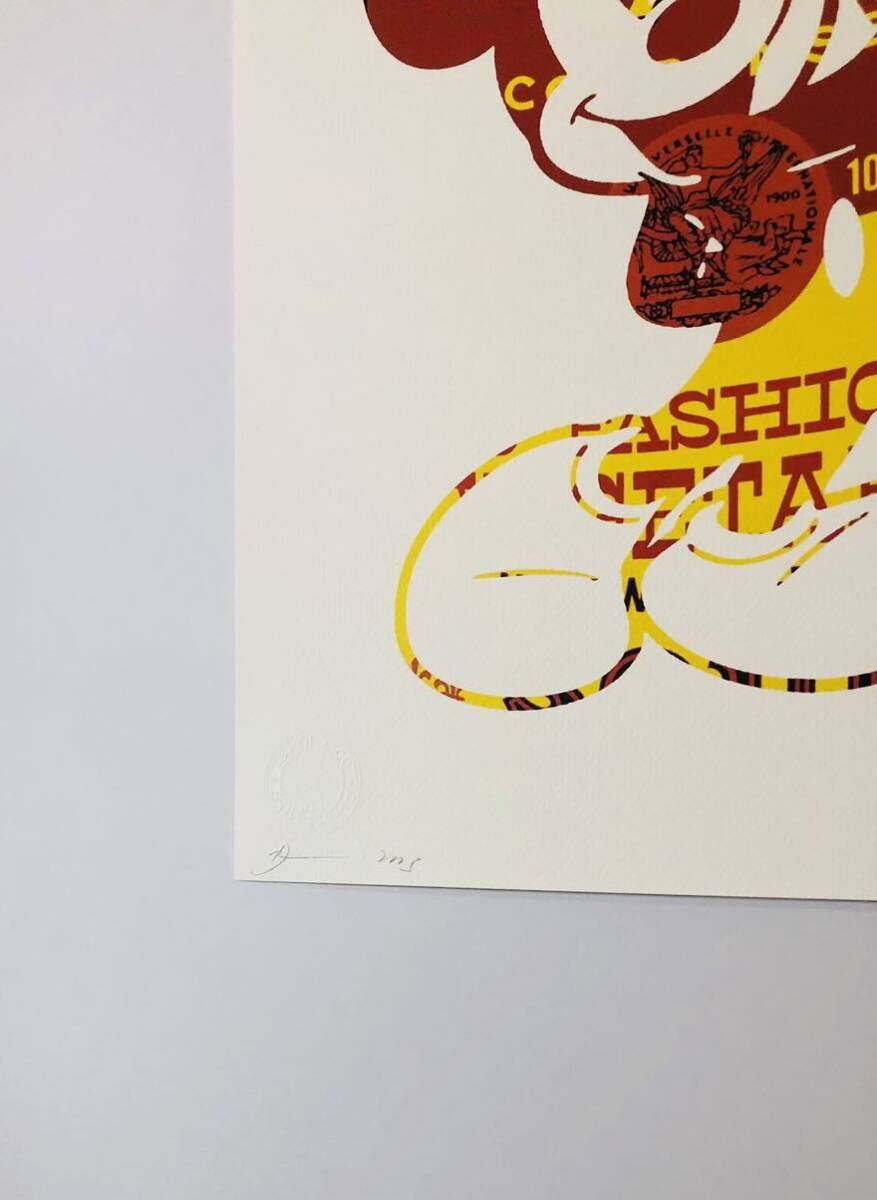DEATH NYC アートポスター 世界限定100枚 ミッキーマウス ポップアート Campbell キャンベル アンディウォーホル ディズニー 現代アート の画像3