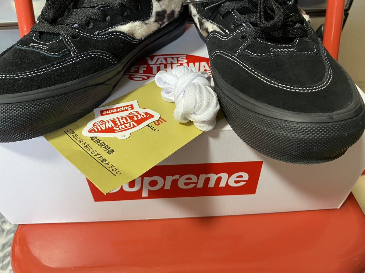 <1 jpy ~1 times use * free shipping >SUPREME 23AW VANS LEOPARD HALF CAB US9.5 Supreme Vans Leopard half cab online buy 
