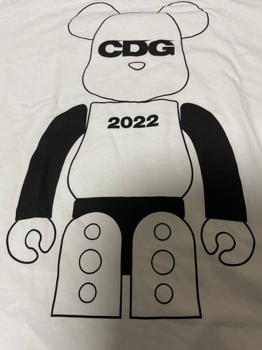 ＜１円〜新品未使用＞COMME des GARONS CDG BE@RBRICK コムデギャルソン ベアブリックTシャツ サイズXXL コラボの画像5