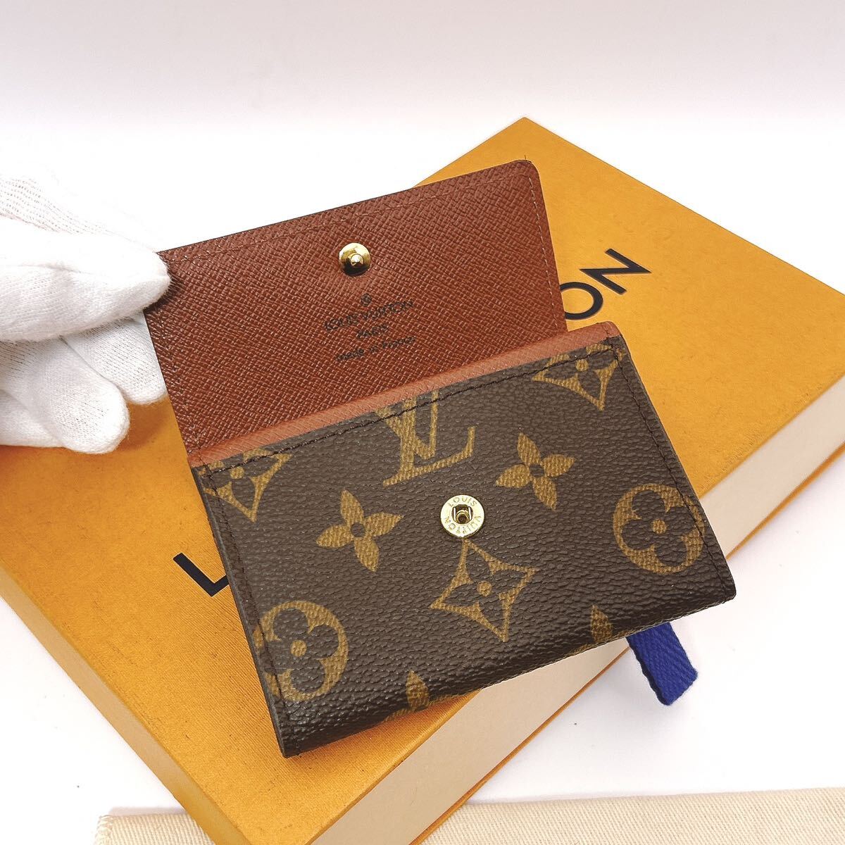 ★外観未使用に近い極美品★【A417】LOUIS VUITTON ルイヴィトン モノグラム ポルトモネ プラ コインパース コインケース 小銭入れ M61930の画像3