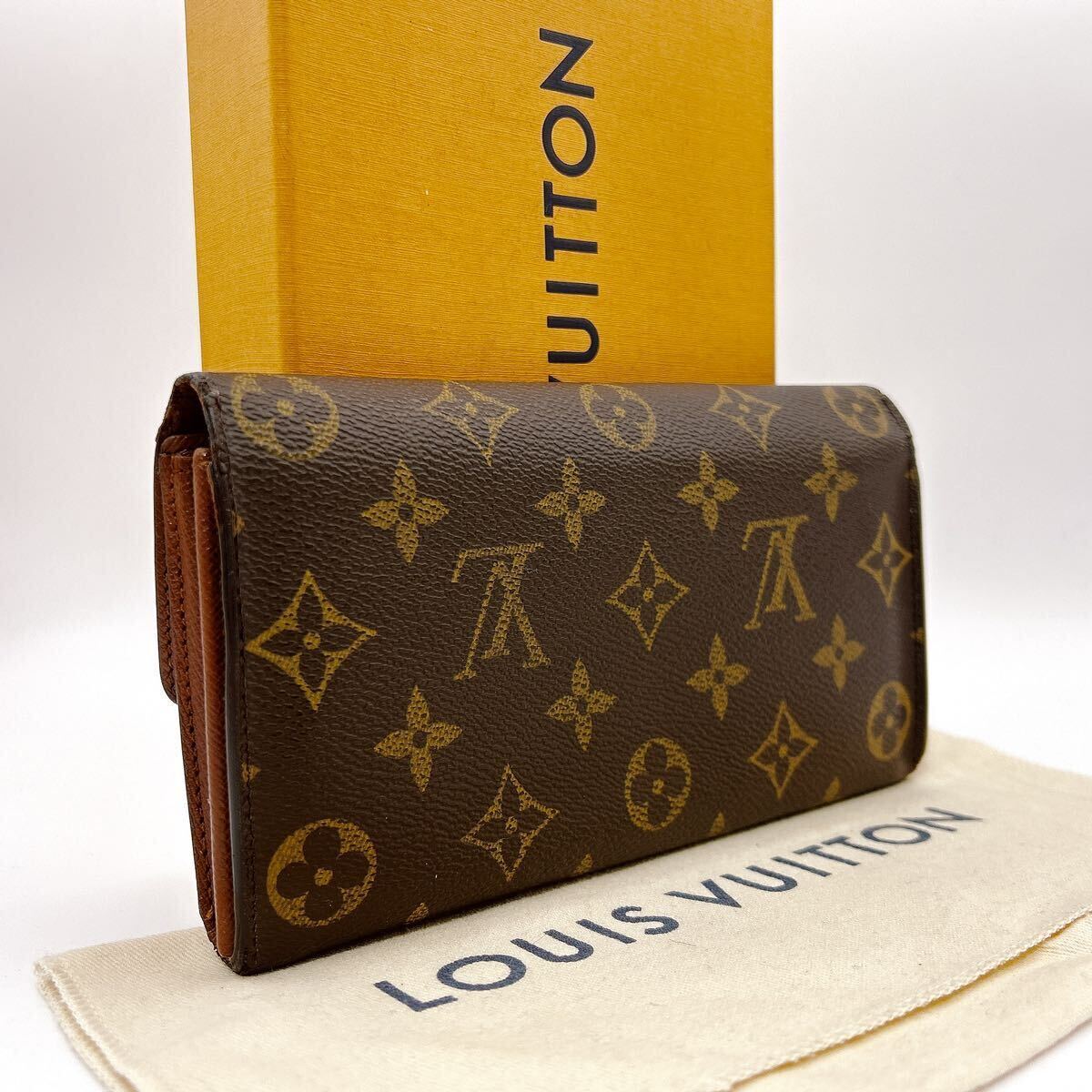 ★正規品★【A440】LOUIS VUITTON ルイヴィトン モノグラム ポルトフォイユ サラ 長財布 ウォレット 女性用 男性用M61734/MB0033の画像2