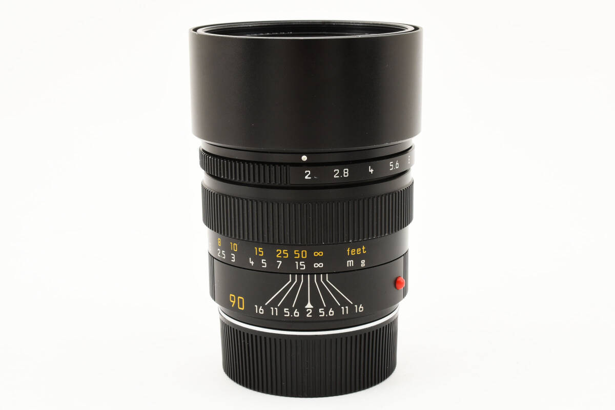 整備済 ★極上美品★ Leica ライカ SUMMICRON-M ズミクロン 1:2 F90 E55 単焦点レンズ (3800)