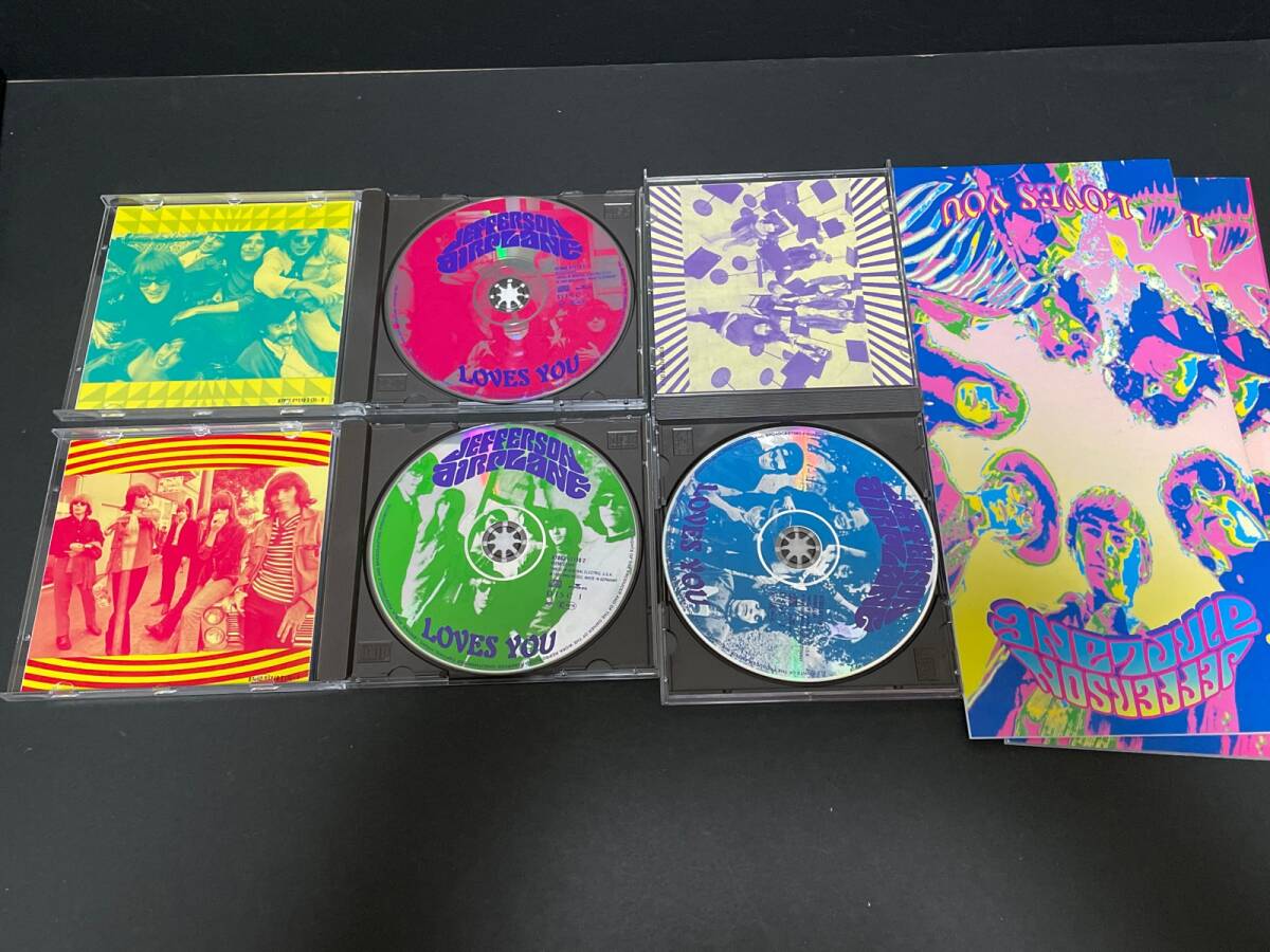 ♪ジェファソン・エアプレイン・ラブズ・ユー ３枚組CD 帯付 直輸入限定盤、日本語ブックレッド52P ロック・バンド♪の画像3
