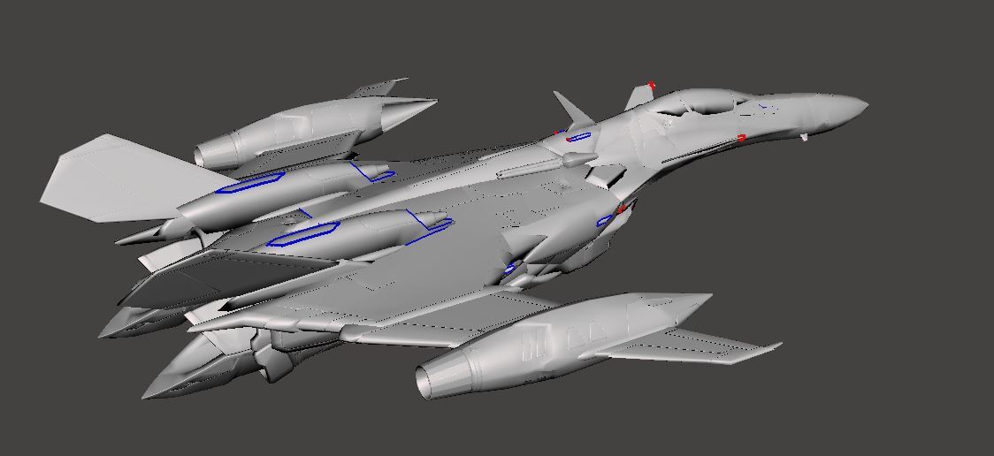 1/144 YF-29 デュランダル 3Dプリント Durandal 未組立 宇宙船 宇宙戦闘機 Spacecraft Space Ship Space Fighter SF_画像3