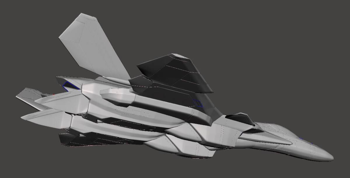 1/144 YF-30 クロノス 3Dプリント CHRONOS 未組立 宇宙船 宇宙戦闘機 Spacecraft Space Ship Space Fighter SF_画像5
