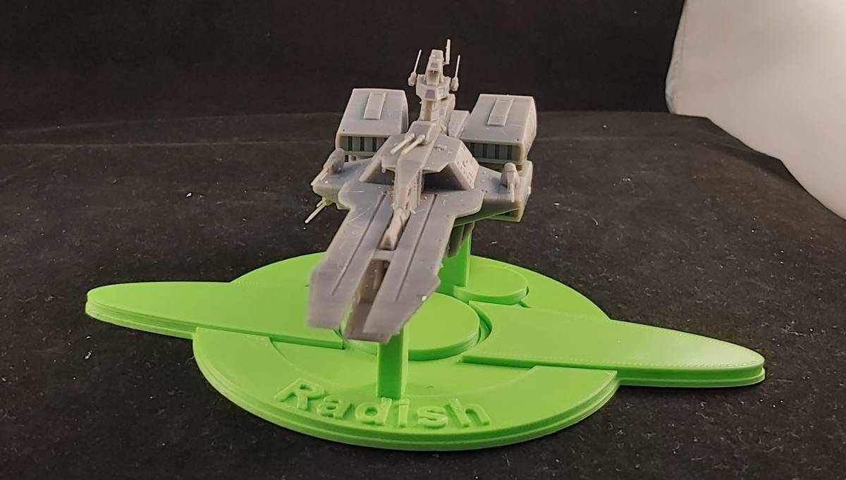 1/1700 ラーディッシュ 3Dプリント 未組立 アイリッシュ級戦艦 Radish Irish-class Battleship宇宙船 宇宙戦艦 Spacecraft Space Ship_画像2