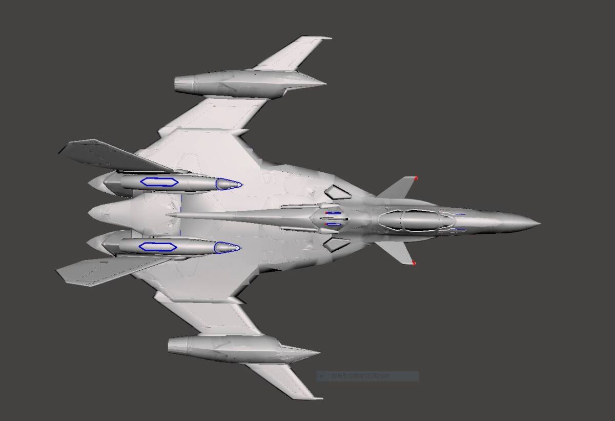1/144 YF-29 デュランダル 3Dプリント Durandal 未組立 宇宙船 宇宙戦闘機 Spacecraft Space Ship Space Fighter SF_画像7
