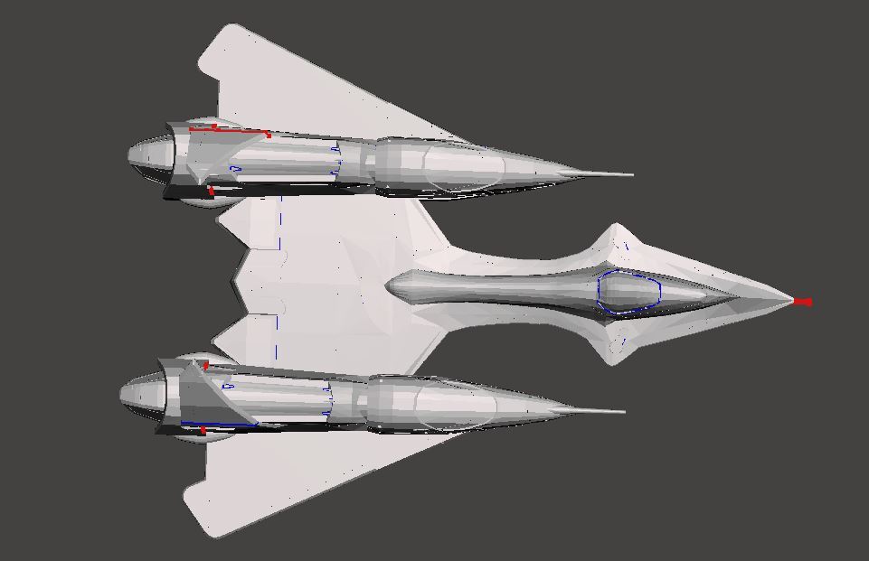 1/144 VF-14 ヴァンパイア 3Dプリント VAMPIRE 未組立 宇宙船 宇宙戦闘機 Spacecraft Space Ship Space Fighter SFの画像6