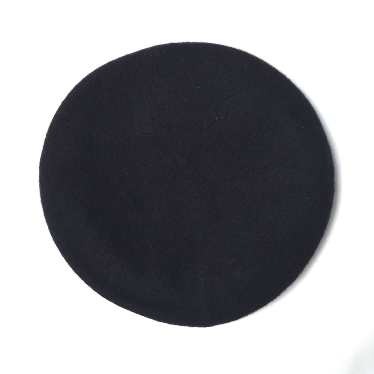 米軍実物ベレー帽ウール黒ブラック サイズ7 1/2 ミリタリーUSA製デッドストック アメリカ軍USA製MADE IN USAメンズ新品レディース未使用の画像2