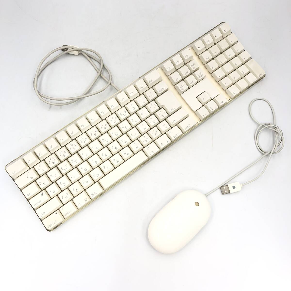 [Apple] Проводная клавиатура Проводная мышь A1048 A1152 MAC USB US Sequence Белый белый ПК белый белый