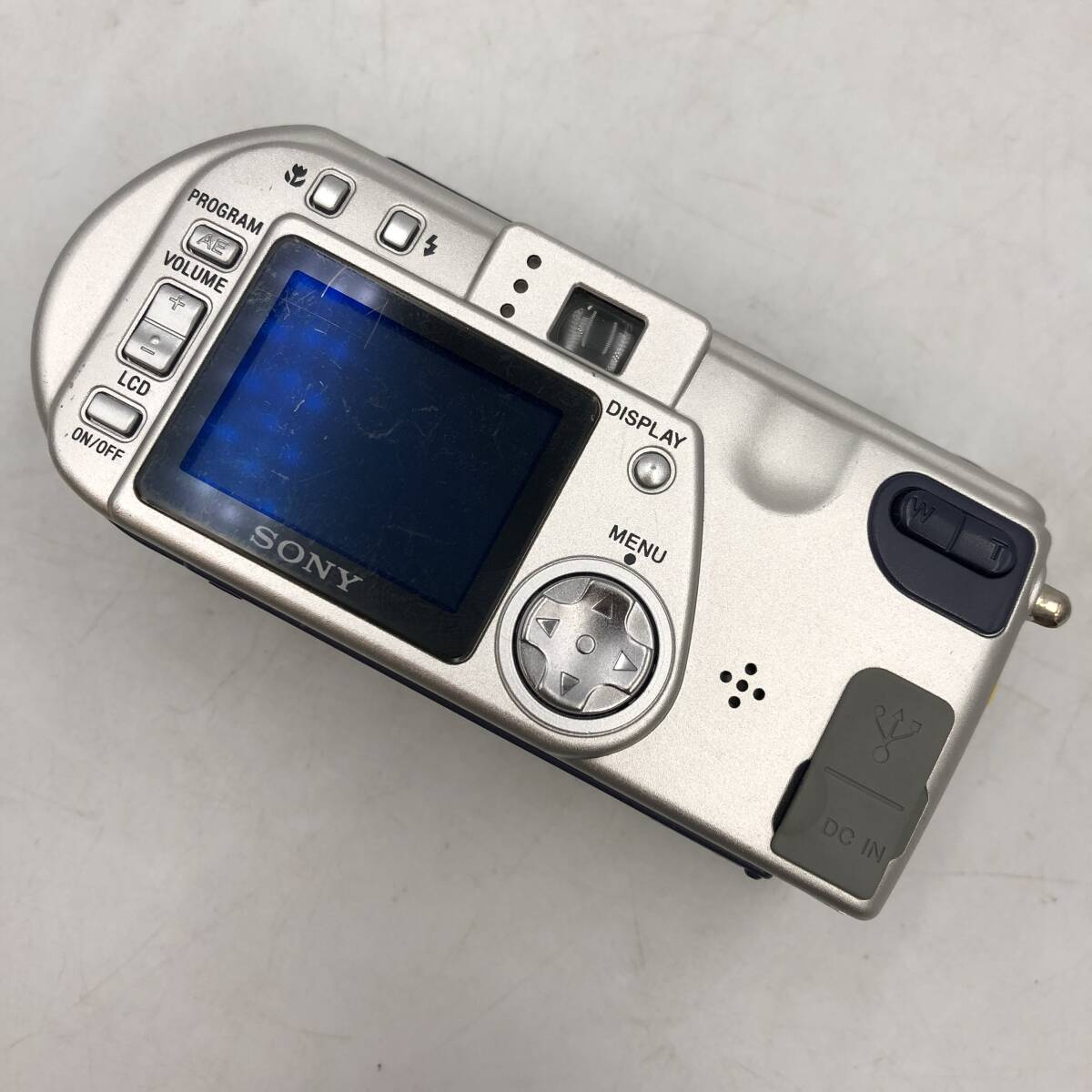 【SONY】Cyber-Shot DSC-P1 コンパクトデジタルカメラ ソニー シルバー バッテリー ジャンク_画像5