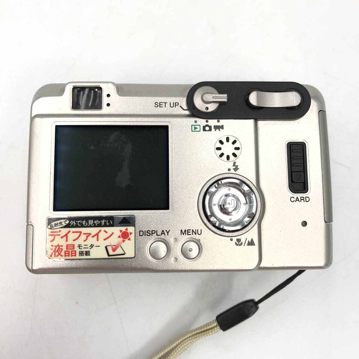 【KYOCERA】Finecam S3L 京セラ シルバー コンパクトデジタルカメラ_画像2