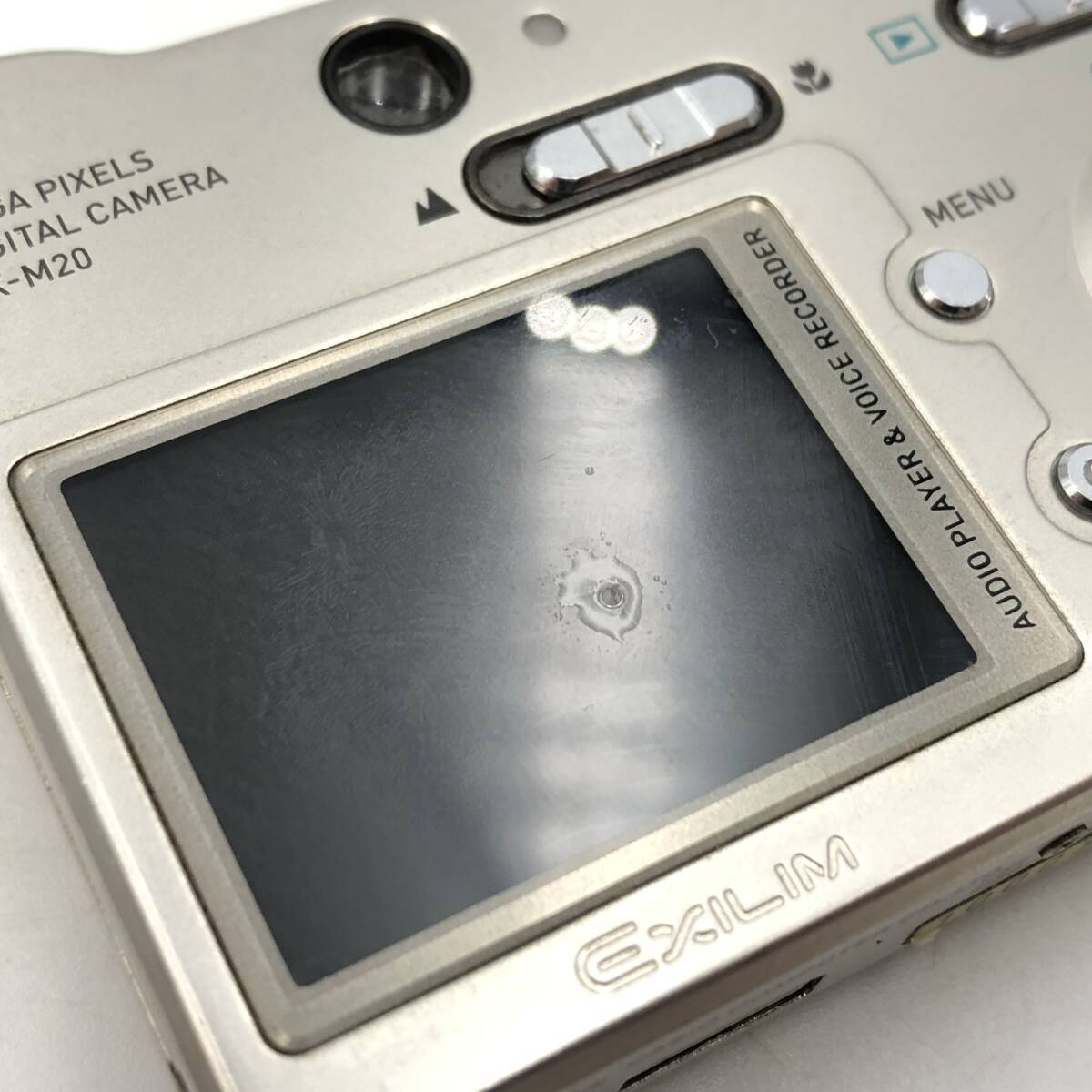 ★動作未確認【CASIO】EXLIM エクシリム EX-M20 コンパクトデジタルカメラ ジャンクの画像7