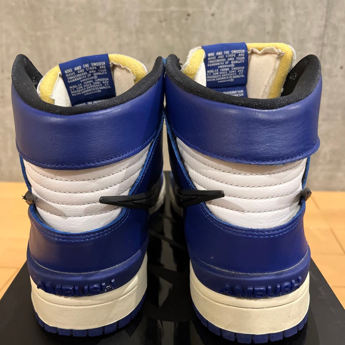 【美品】AMBUSH × NIKE DUNK HIGH "DEEP ROYAL"